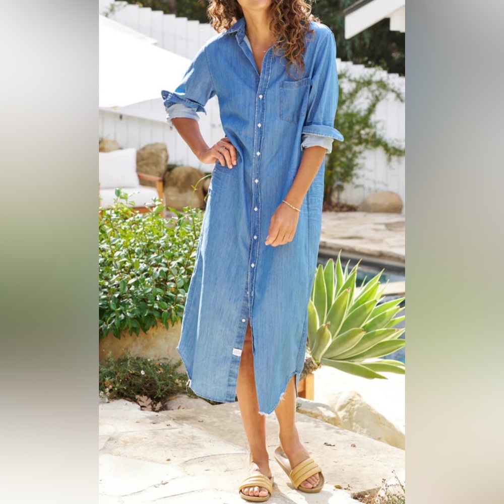 EUC• Frank & Eileen• The Rory Dress• size XL• famous denim• $398